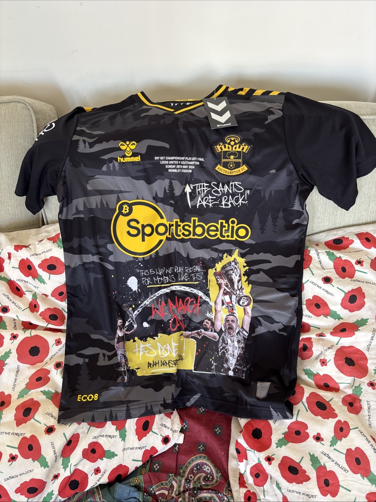 Southampton FC Limited Edition Play-Off Final 2024 Shirt for sale on Ebay
