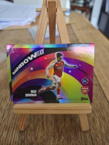 Topps Arsenal Team Set 25/26- Max Dowman- Rainbow Flick- Case Hit for sale on Ebay