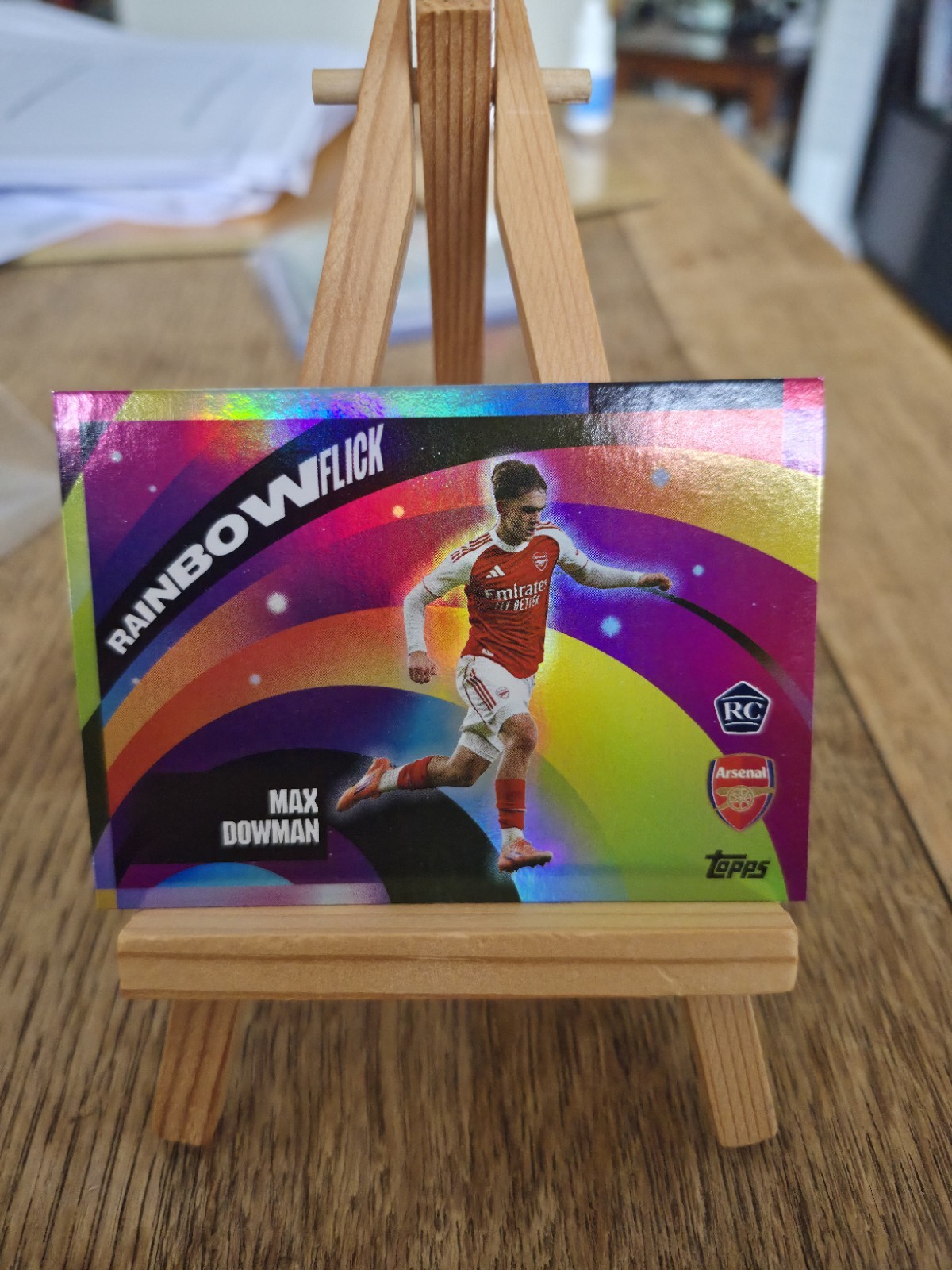 Topps Arsenal Team Set 25/26- Max Dowman- Rainbow Flick- Case Hit for sale on Ebay