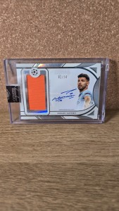 2024-25 Topps Dynasty Sergio Agüero Patch Auto /10 Manchester City for sale on Ebay