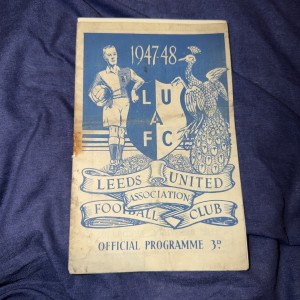Leeds United v West Bromwich Albion - Official Match Programme 1947/48 for sale on Ebay
