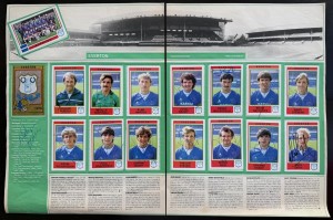 EVERTON Champions signed 1985 Panini Sticker Team set KENDALL HEATON SOUTHALL for sale on Ebay