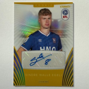 Panini EFL Eternity 2026 Sindre Walle Egeli Auto 2/5 Rookie RC Ipswich Town Card for sale on Ebay