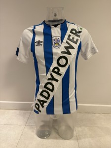 Huddersfield Town Paddy Power Match worn Football Shirt 2019/20 (Scott High #43) for sale on Ebay