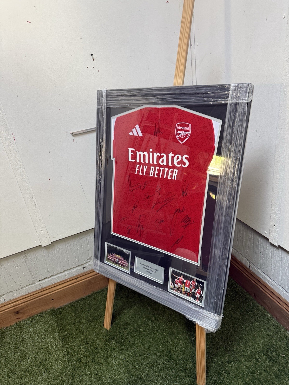 Arsenal FC 2025/2026 Squad Signed Shirt With COA for sale on Ebay