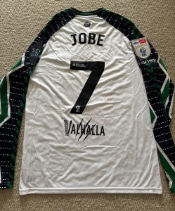 Match Worn Jobe Bellingham Sunderland L/S Away Shirt 2024/25 for sale on Ebay