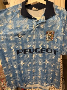 Original Authentic Coventry City F.C 1992/94 Home Shirt - L for sale on Ebay