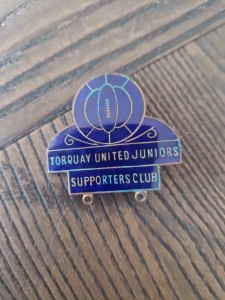 Vintage Torquay United Juniors Supporters Club Pin Badge for sale on Ebay