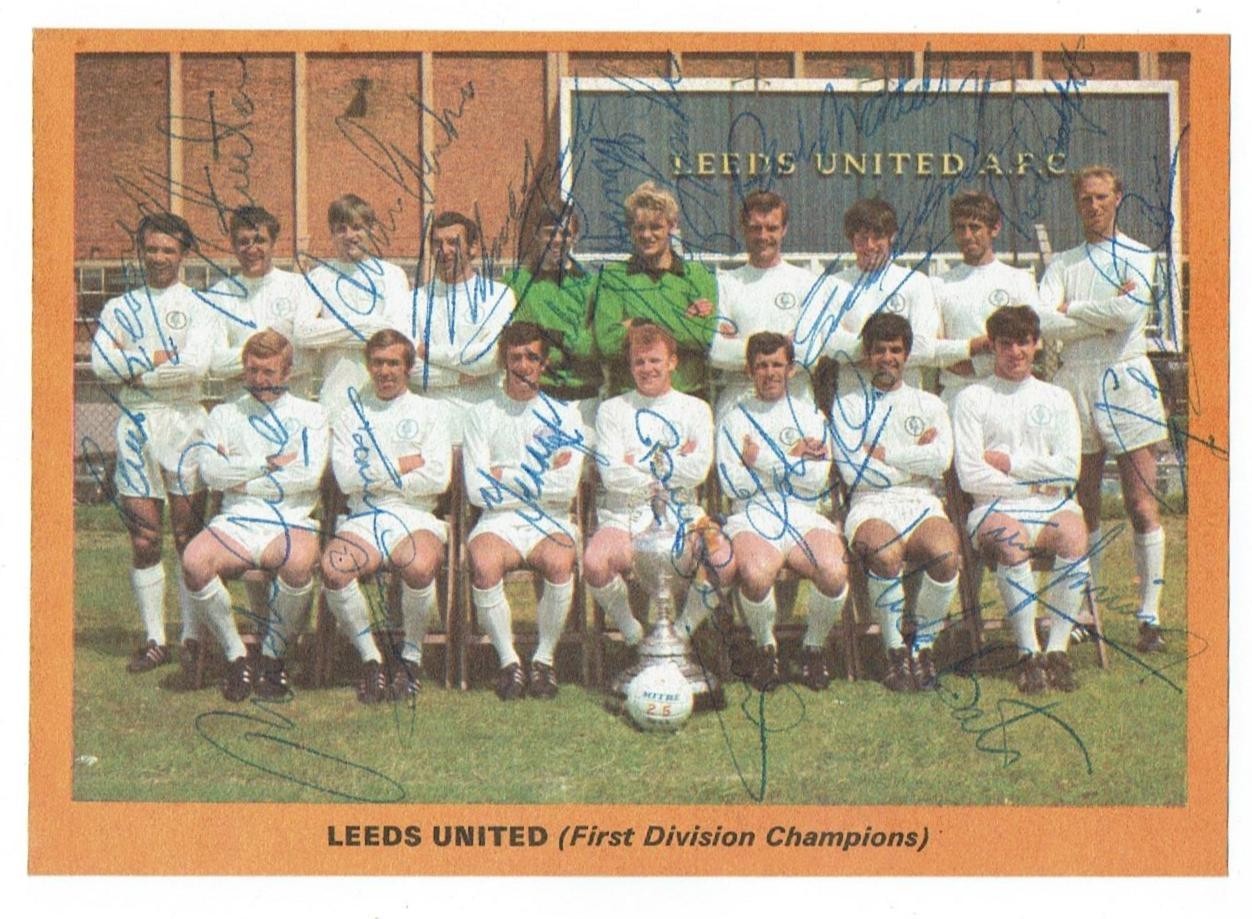 LEEDS UTD signed 1970 Soccer Stars Champions Team x17 Photo card BILLY BREMNER for sale on Ebay