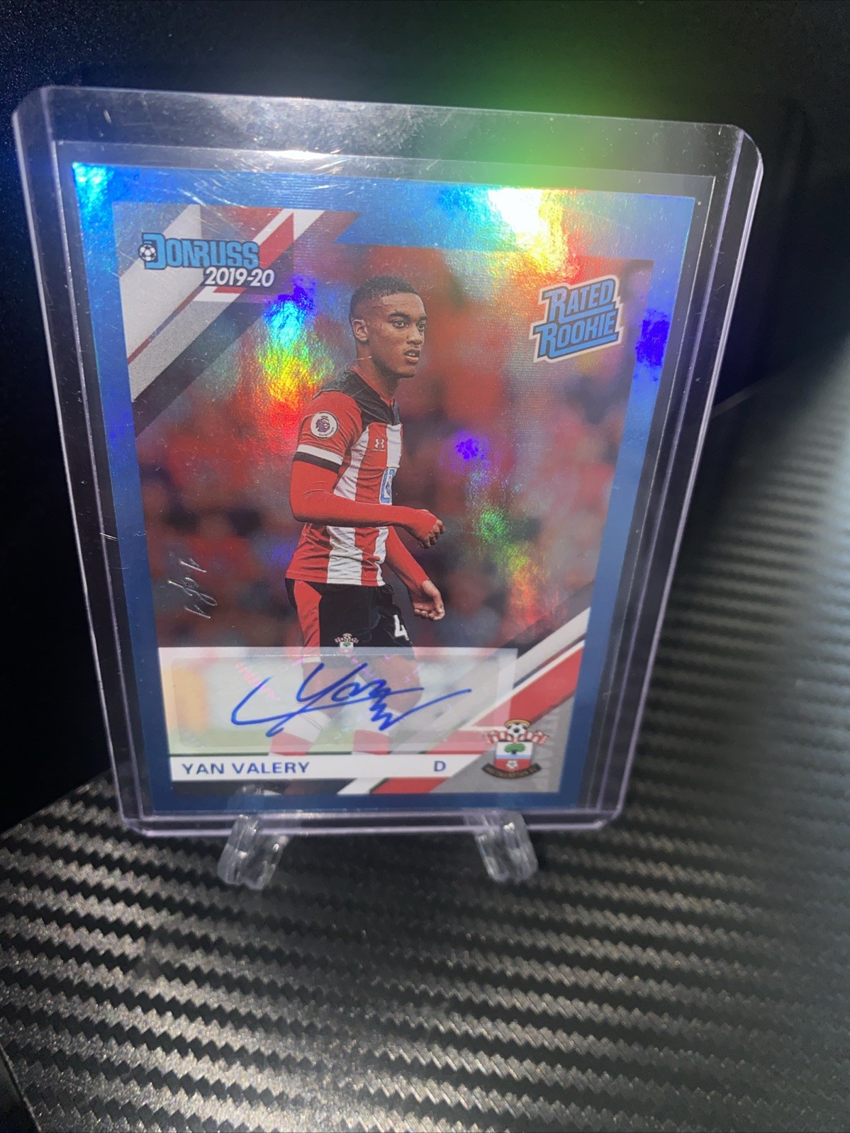 Yan Valery 1/1 Rated Rookie Autograph. Donruss 19/20. Southampton. Very Rare!! for sale on Ebay