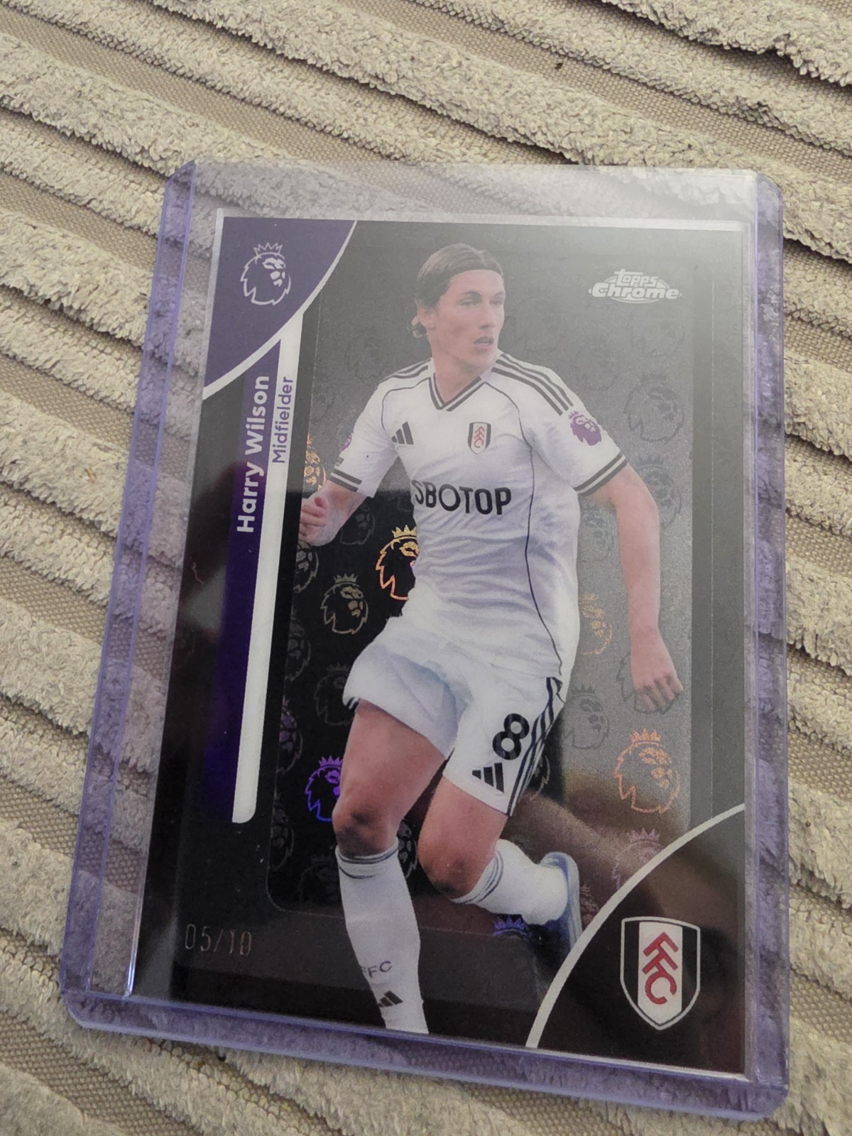 2025-26 Topps Logofractor Harry Wilson Low Numbered /5 Fulham FC Card for sale on Ebay