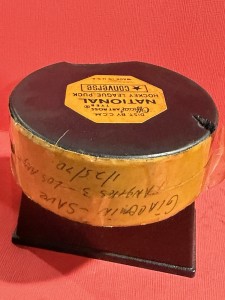 Rangers Hockey Puck Converse Art Ross Puck 1970 Giacomin Save Game Used for sale on Ebay