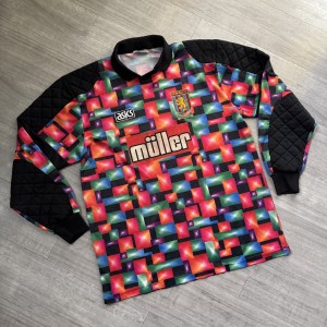 Aston Villa ASICS 1993 1994 1995 Goalkeeper GK Football Shirt Soccer  Jersey L for sale on Ebay