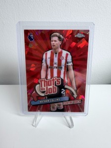 2026 Topps Chrome Sapphire PL - NATHAN COLLINS 1/5 - Brentford - That's His Job for sale on Ebay
