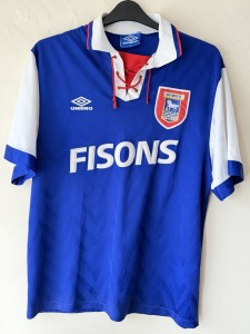 Ipswich Town 1992-94 Home Shirt Umbro Fisons - Size XL - Premier League for sale on Ebay