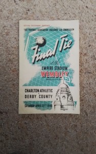 FA CUP FINAL PROGRAMME 1946 Charlton Athletic v Derby County (original) . for sale on Ebay