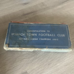 Commerative Ipswich Town FC Champions 1961-62 Cigar / Cigarette Box Churchman’s for sale on Ebay