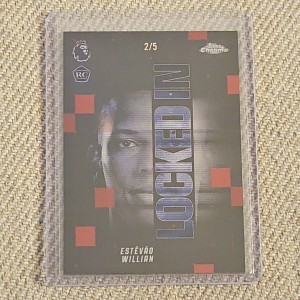 Topps Chrome Premier League 2026 Estevao Locked In 2/5 Rookie Card Chelsea FC 🔥 for sale on Ebay