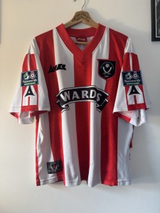 Sheffield United 1996-97 Home Football Shirt Men’s Medium #9 Nationwide EFL for sale on Ebay