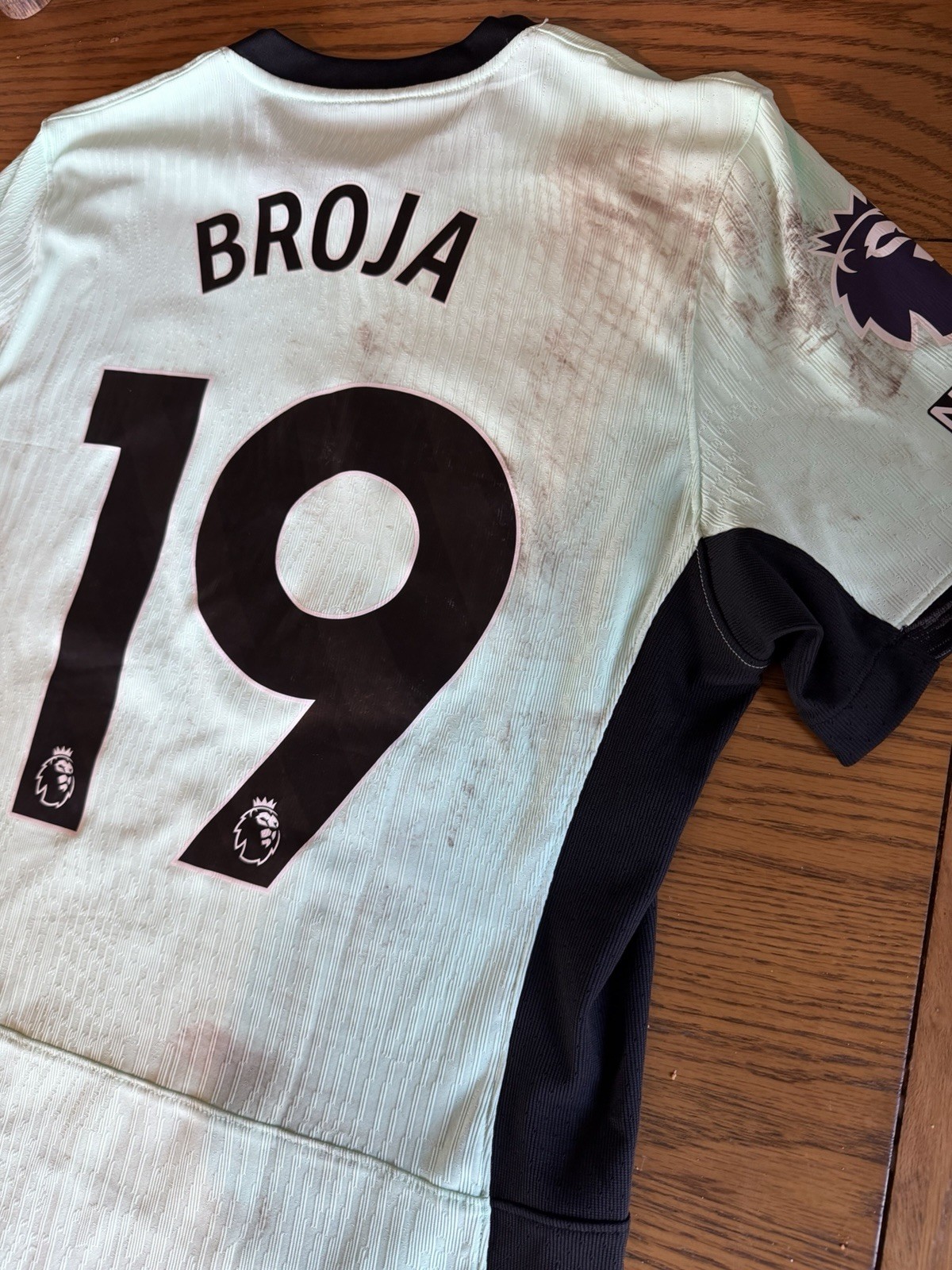 Match Worn & Unwashed Broja Chelsea Shirt for sale on Ebay
