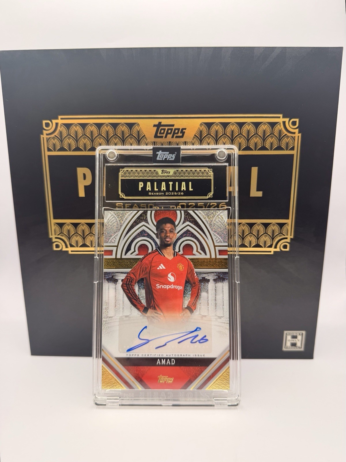 Amad Diallo Palatial Pose 06/15 Auto Topps Palatial 2025/26 Manchester United  for sale on Ebay