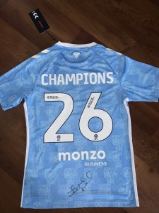 SIGNED FRANK LAMPARD COVENTRY CITY OFFICIAL SHIRT 25/26 CHAMPIONS PROOF for sale on Ebay