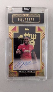 Antonio Valencia 1/1 Auto Topps Manchester United Palatial Autograph for sale on Ebay