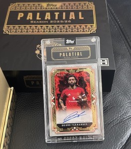 Bruno Fernandes /20 On Card Auto Manchester United Palatial for sale on Ebay