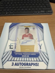 EFL Eternity Sverre Nypan Middlesbrough 2/5 Rookie Auto  for sale on Ebay