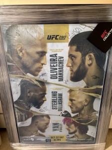 UFC 280 Fully Signed Premium Framed Poster – Limited Edition for sale on Ebay