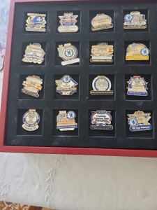 Set Of 36 CHELSEA  VICTORY PIN COLLECTION OFFICIAL CHELSEA  PROD  upto FEB 22 for sale on Ebay