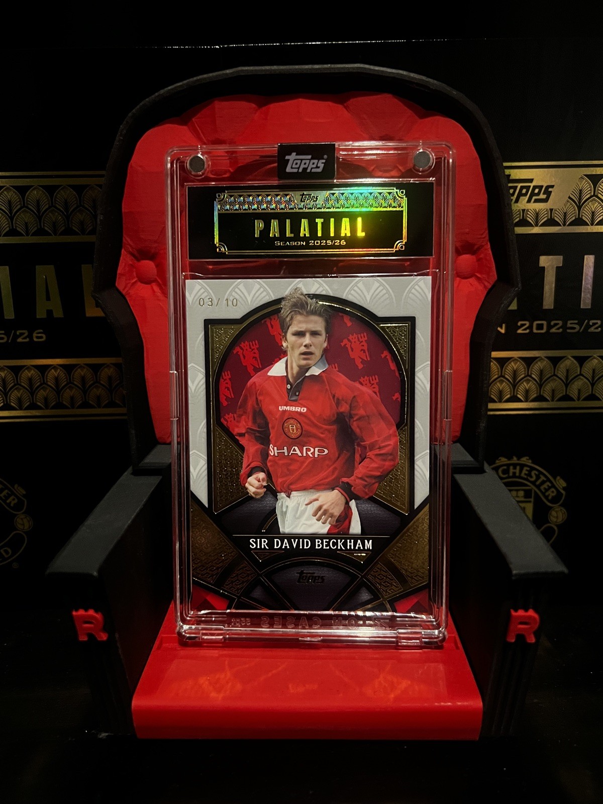 Sir David Beckham 03/10 Topps Palatial Manchester United 2025/26 Hard Chase for sale on Ebay
