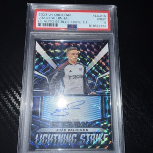 Fulham Joao Palhinha 1/1 Obsidian 2023-24 PSA Mint 9. for sale on Ebay