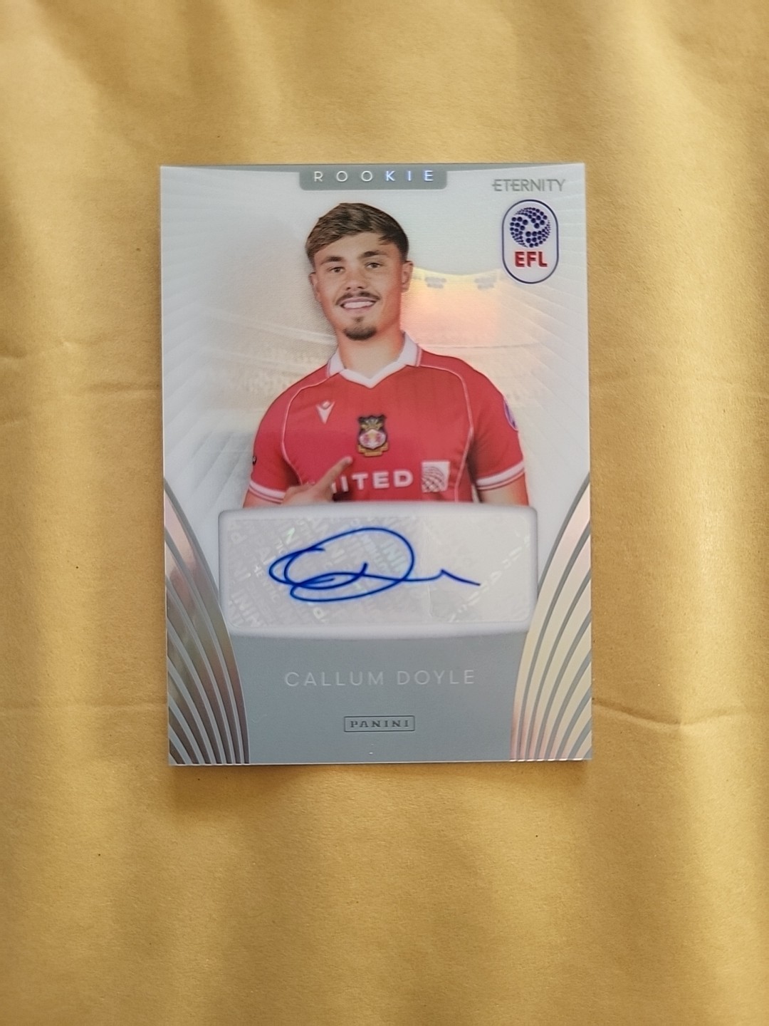 Panini Efl Eternity Wrexham Auto Callum Doyle Mint Condition !! for sale on Ebay