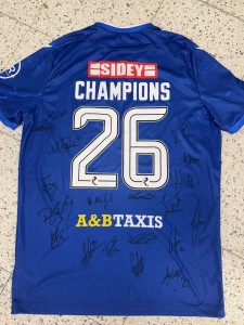 SIGNED OFFICIAL ST JOHNSTONE SHIRT 25/26 CHAMPIONS  PROOF for sale on Ebay