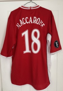 Middlesbrough FC 05/06 Erreà Home Shirt UEFA Cup #18 Maccarone XL for sale on Ebay