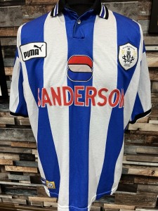 Original Sheffield Wednesday 1997 Home Shirt - Di CANIO - Large for sale on Ebay