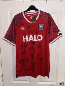 Ipswich Town Official Signed Away Shirt 25/26 - Charity Auction for sale on Ebay