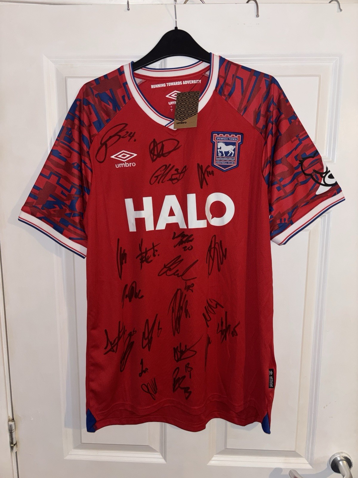 Ipswich Town Official Signed Away Shirt 25/26 - Charity Auction for sale on Ebay