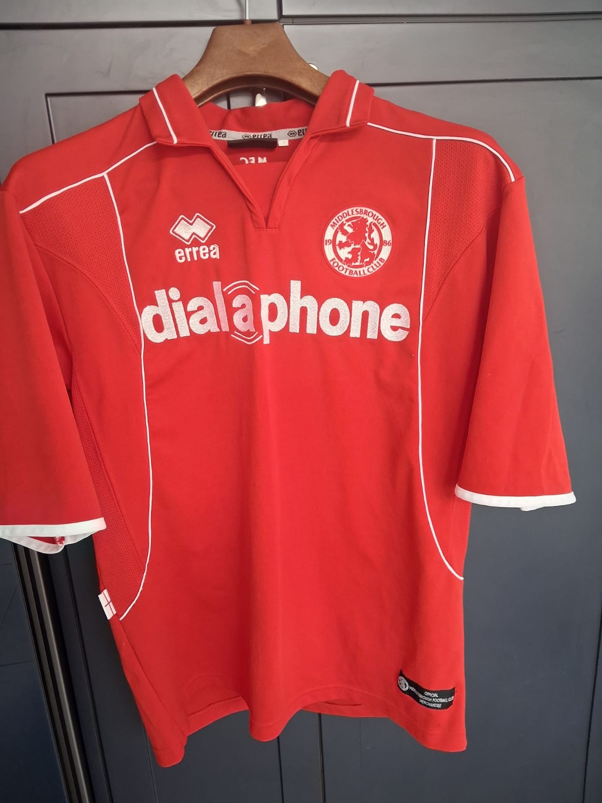 MIDDLESBROUGH 2003/2004 HOME FOOTBALL SHIRT ERREA SIZE L ADULT for sale on Ebay