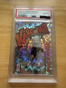 Aleksander Mitrovic Kaboom! 2020-21 Panini Prizm Premier League Fulham PSA 10 for sale on Ebay