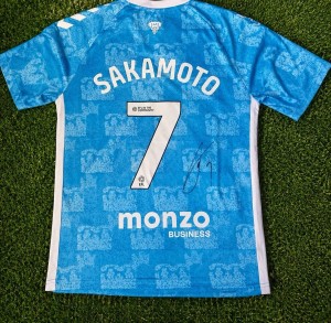 Coventry City 25/26 Shirt Signed By Sakamoto for sale on Ebay