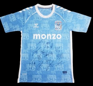 Coventry City Squad Signed 2025/26 Home Football Shirt Autograph - COA & PROOF for sale on Ebay