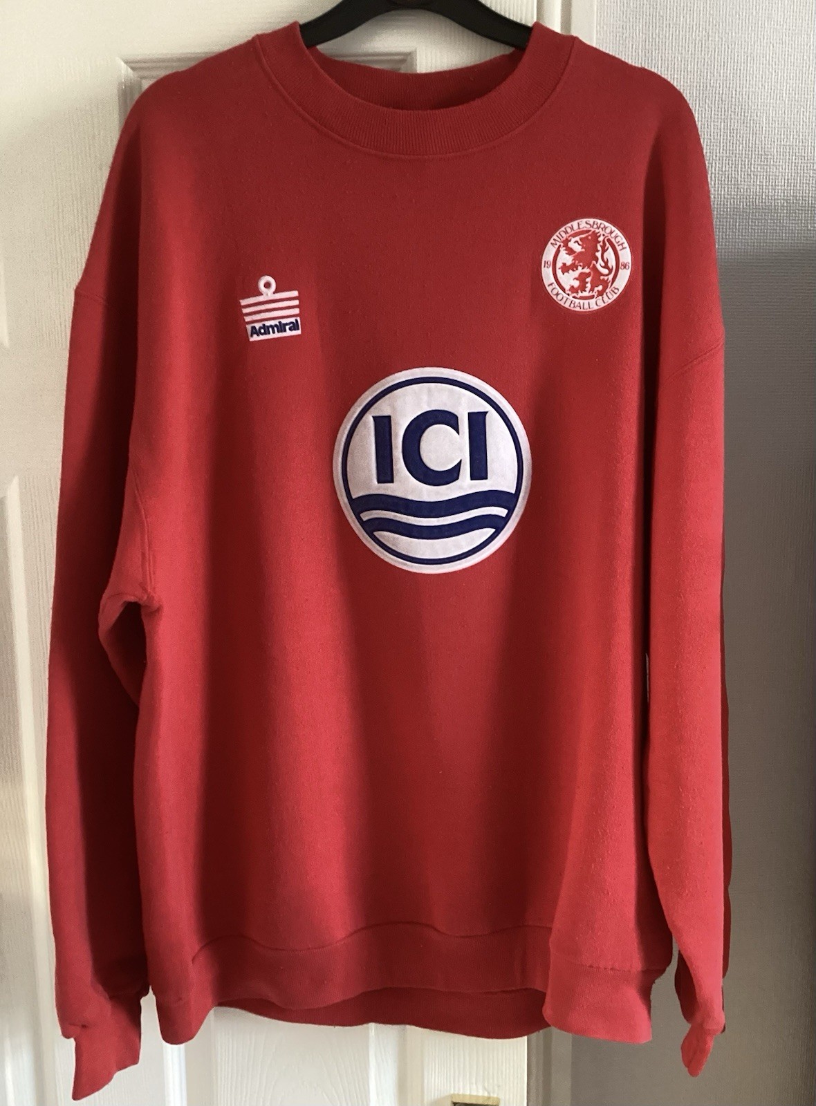 Middlesbrough Original ICI Training Jumper Size XL with Small Fit for sale on Ebay