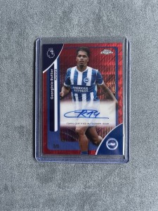 Georginio Rutter Auto /5 Topps Chrome 2026 Red Refractor Brighton Rare for sale on Ebay