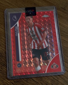 Topps Chrome Sunderland Chris Rigg /5 Rare Card for sale on Ebay