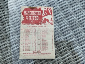 Manchester United Home Programme 1945/46 Season Number 11 V Sheffield United for sale on Ebay