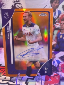 2026 Topps Chrome Premier League Harry Kane Auto /25 Orange Refractor Tottenham for sale on Ebay