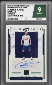 2021-22 Impeccable Illustrious Ink - Harry Kane - Tottenham- /3 Auto B/E - ACE 9 for sale on Ebay