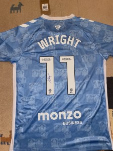 Haji Wright Hand Signed Coventry City Shirt With Video Proof 25/26 for sale on Ebay